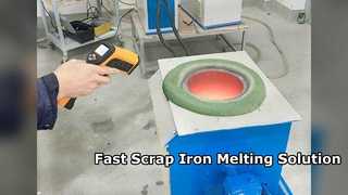 110kw 50kg Induction Melting Furnace for Scrap Iron